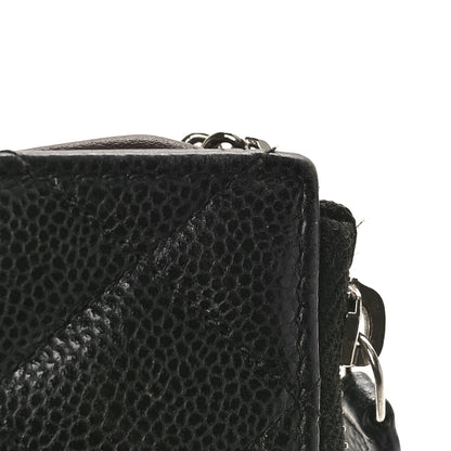 Chanel Caviar Quilted Key Holder Case Black 9 of 9
