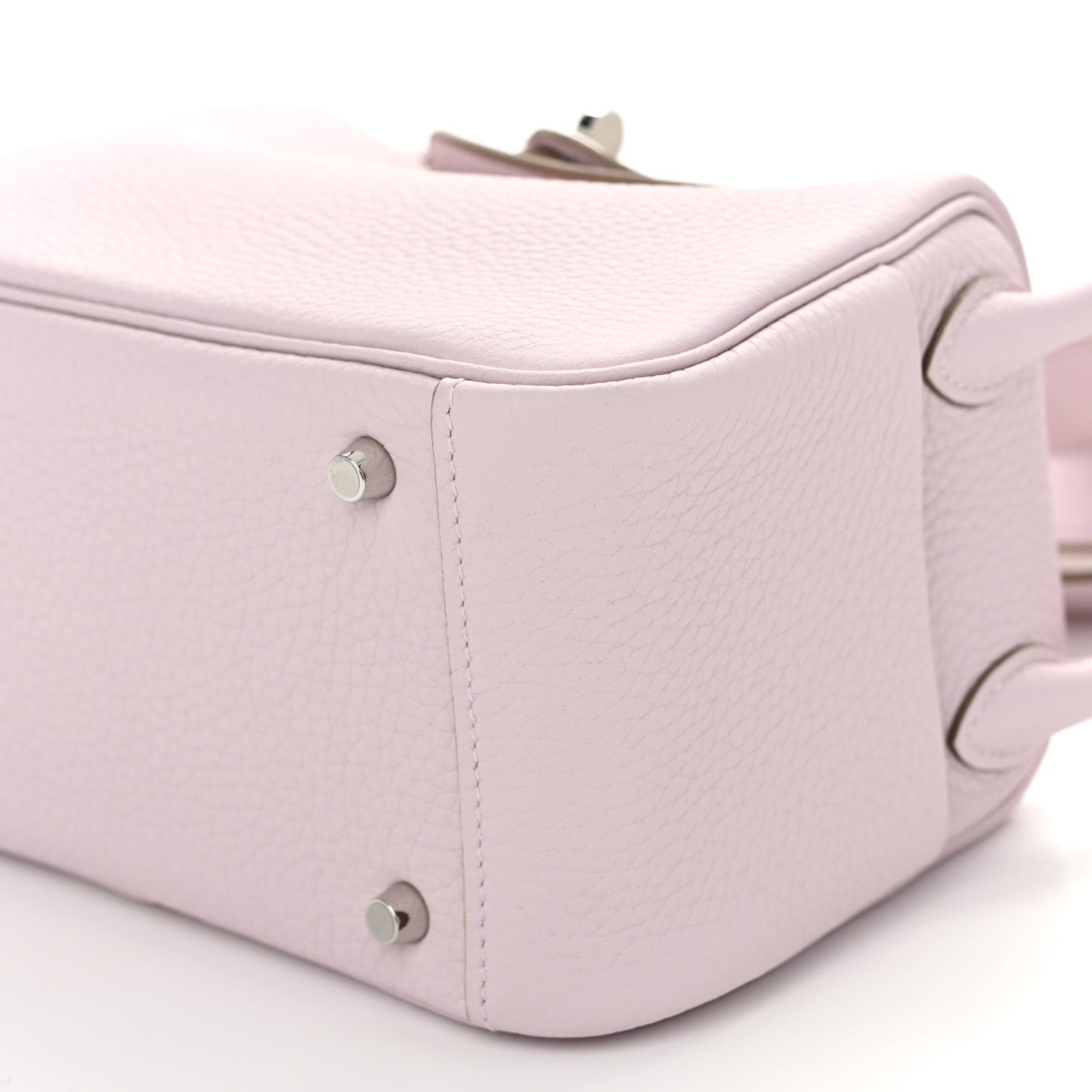 Taurillon Clemence Verso Mini Lindy 20 Mauve Pale Mushroom
