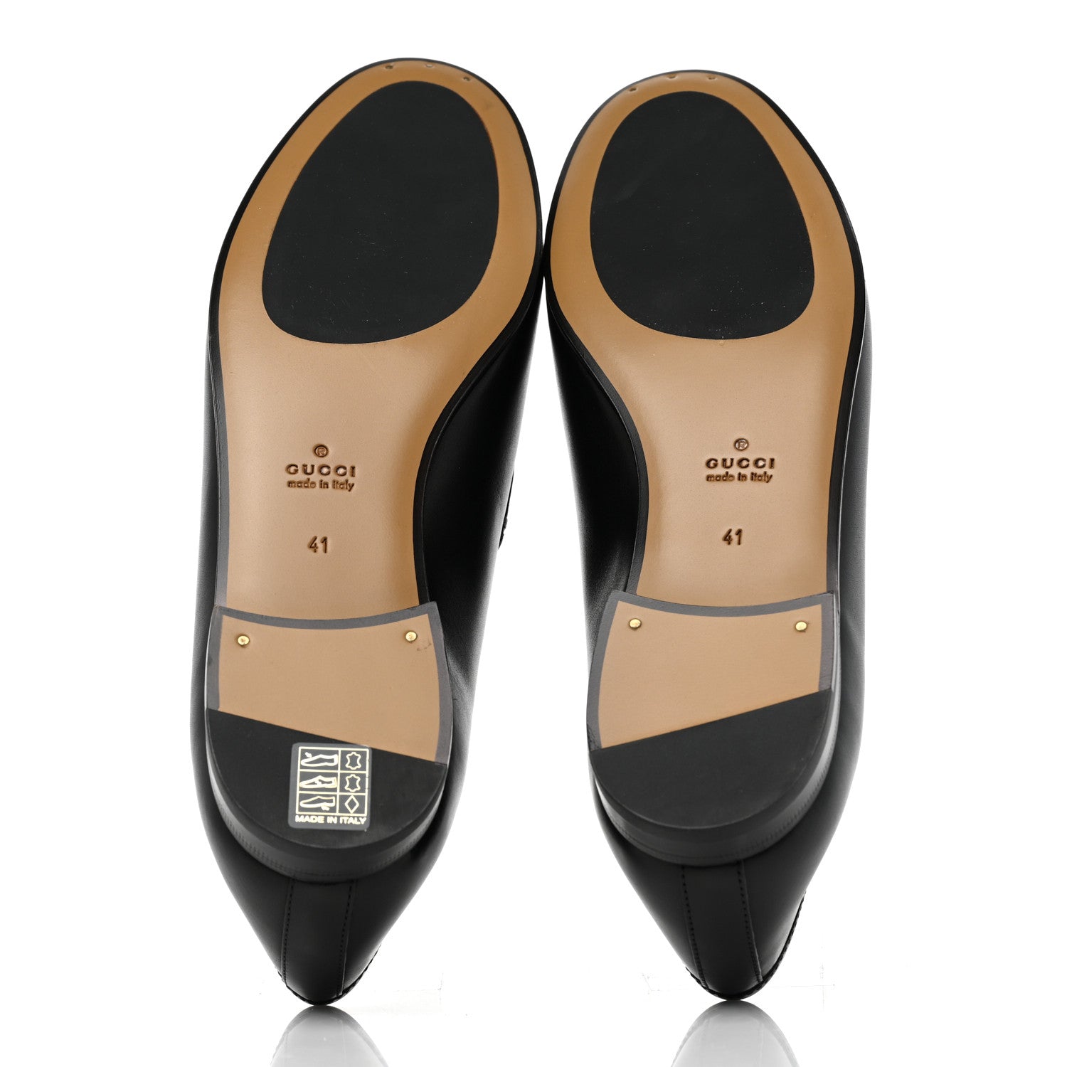 Gucci Calfskin Womens Jordaan Loafers 41 Black 5 of 10