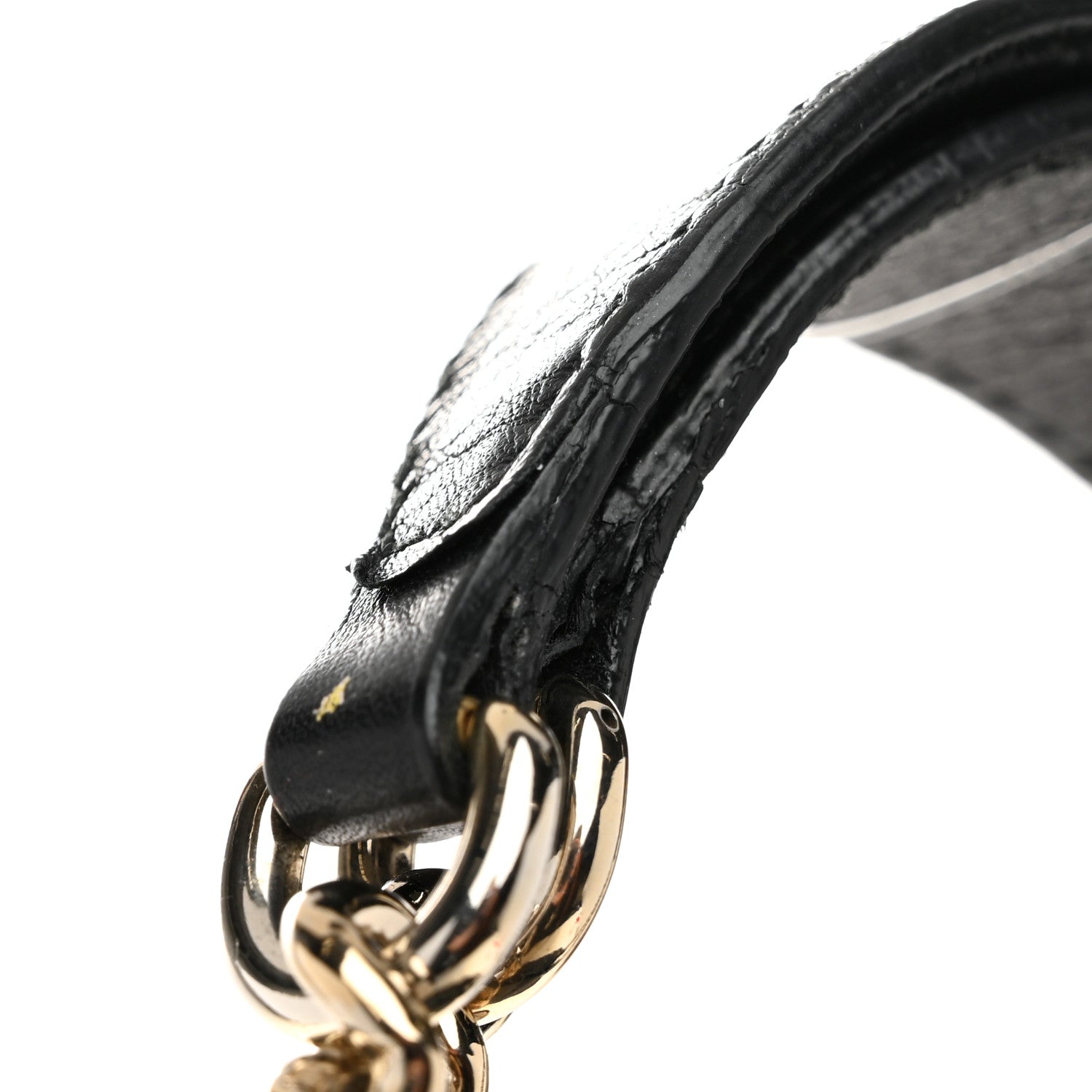 Gucci Pebbled Calfskin Medium Soho Chain Shoulder Bag Black 11 of 13