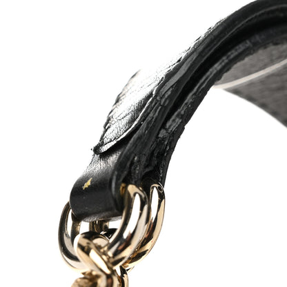 Gucci Pebbled Calfskin Medium Soho Chain Shoulder Bag Black 11 of 13