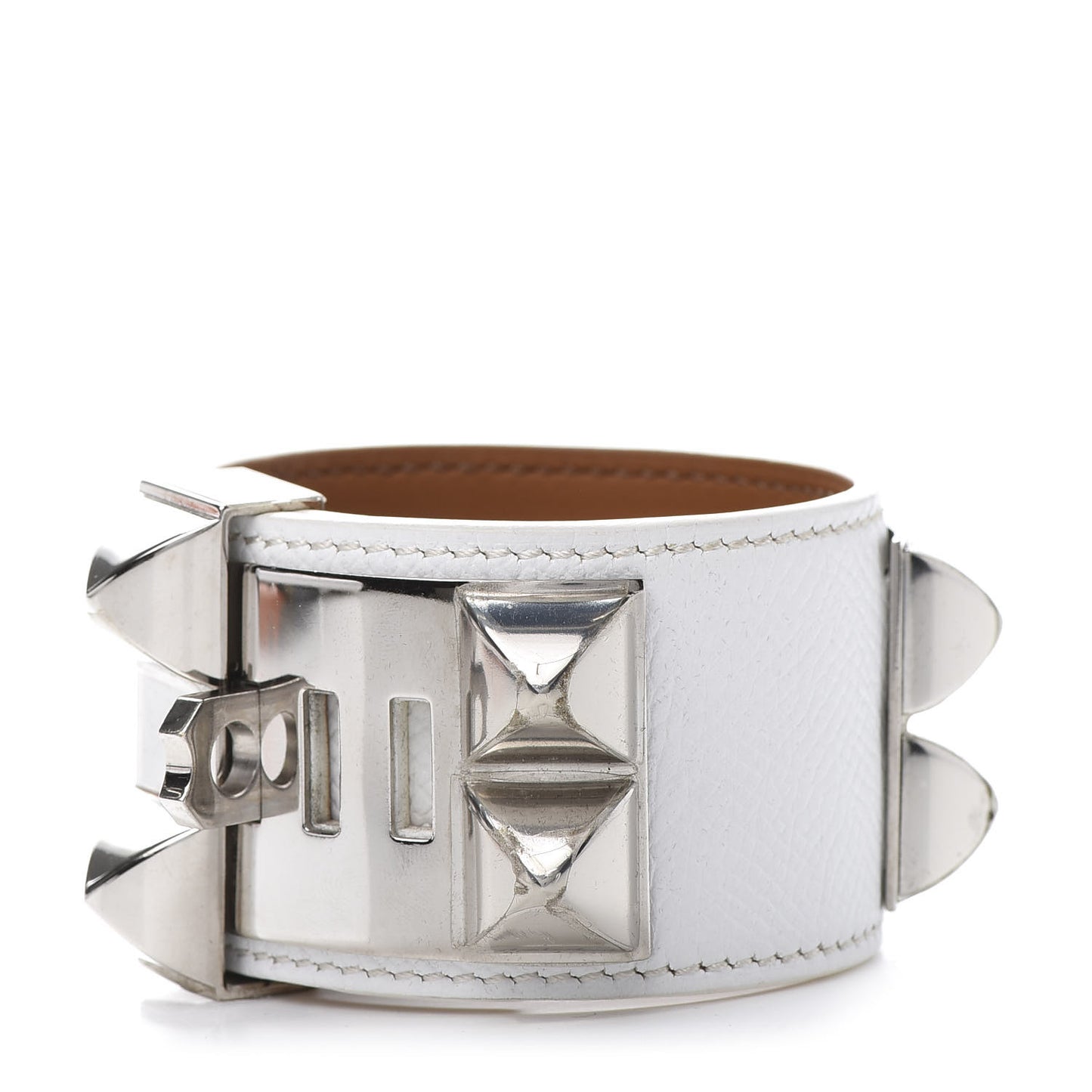 Epsom Collier de Chien CDC Bracelet T2 White