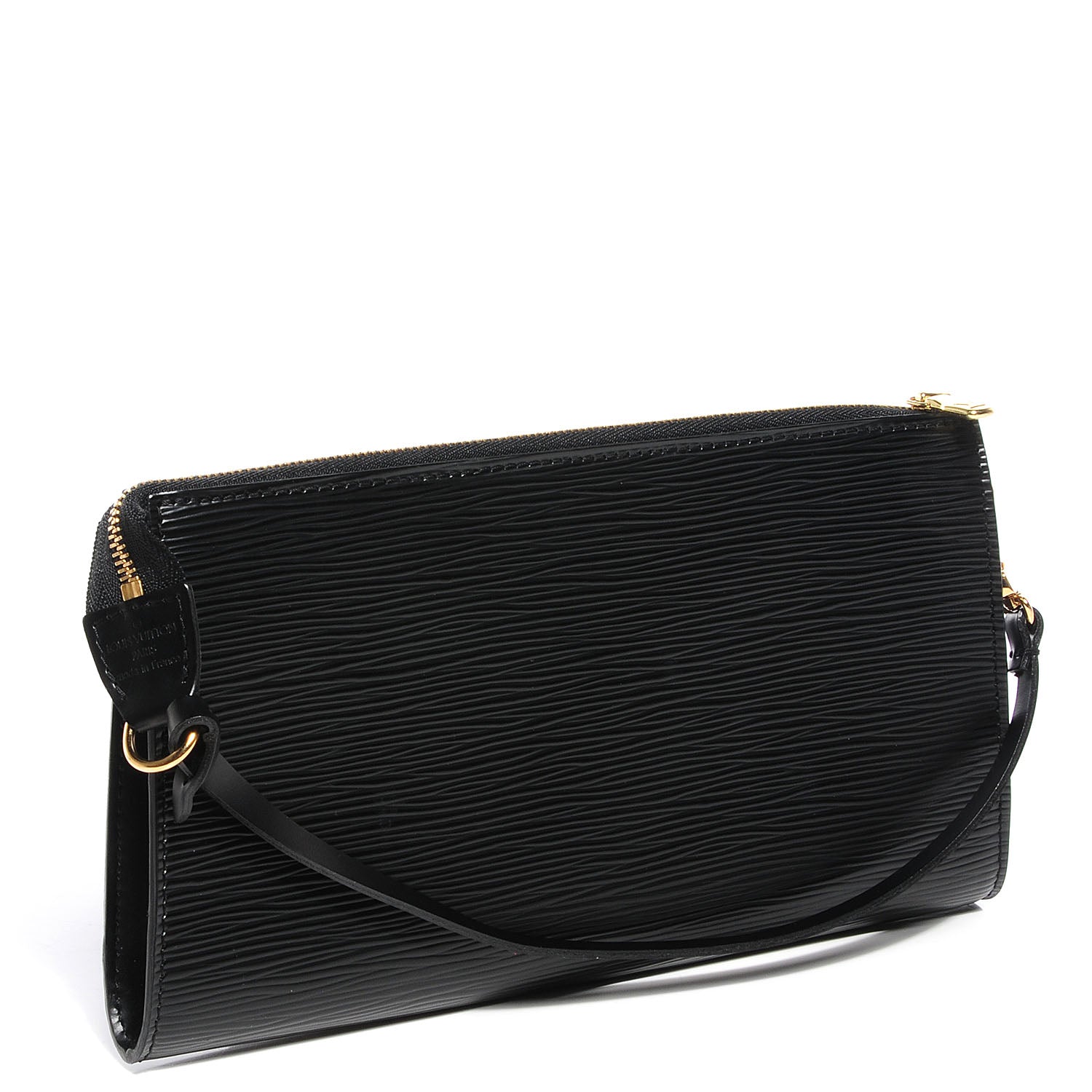 Louis Vuitton Epi Pochette Accessories 24 Black 3 of 7