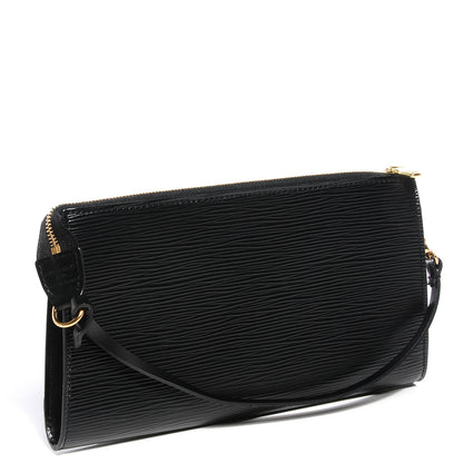 Louis Vuitton Epi Pochette Accessories 24 Black 3 of 7