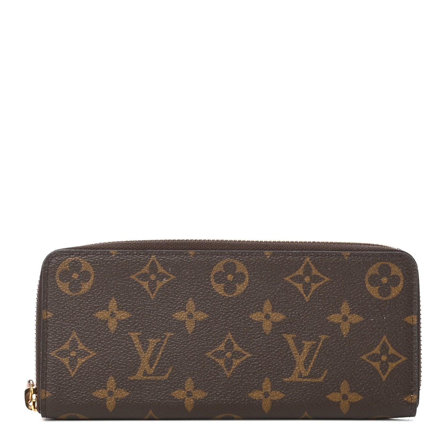 Monogram Clemence Wallet Rose Ballerine