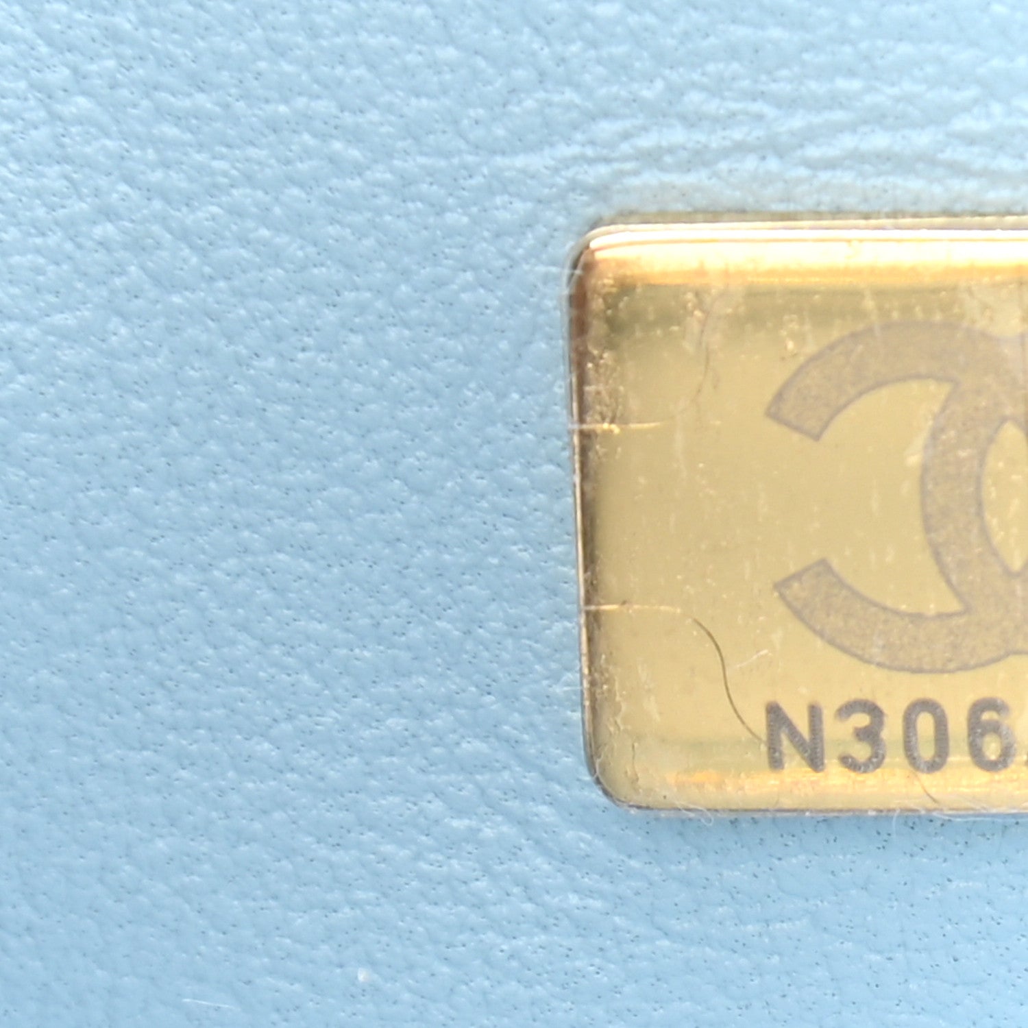 Chanel Lambskin Quilted CC In Love Heart Bag Light Blue 7 of 11