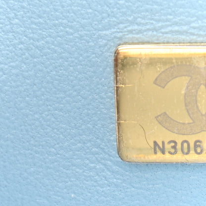 Chanel Lambskin Quilted CC In Love Heart Bag Light Blue 7 of 11