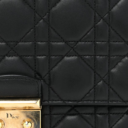 Christian Dior Lambskin Cannage Miss Dior Promenade Pouch Black 9 of 12