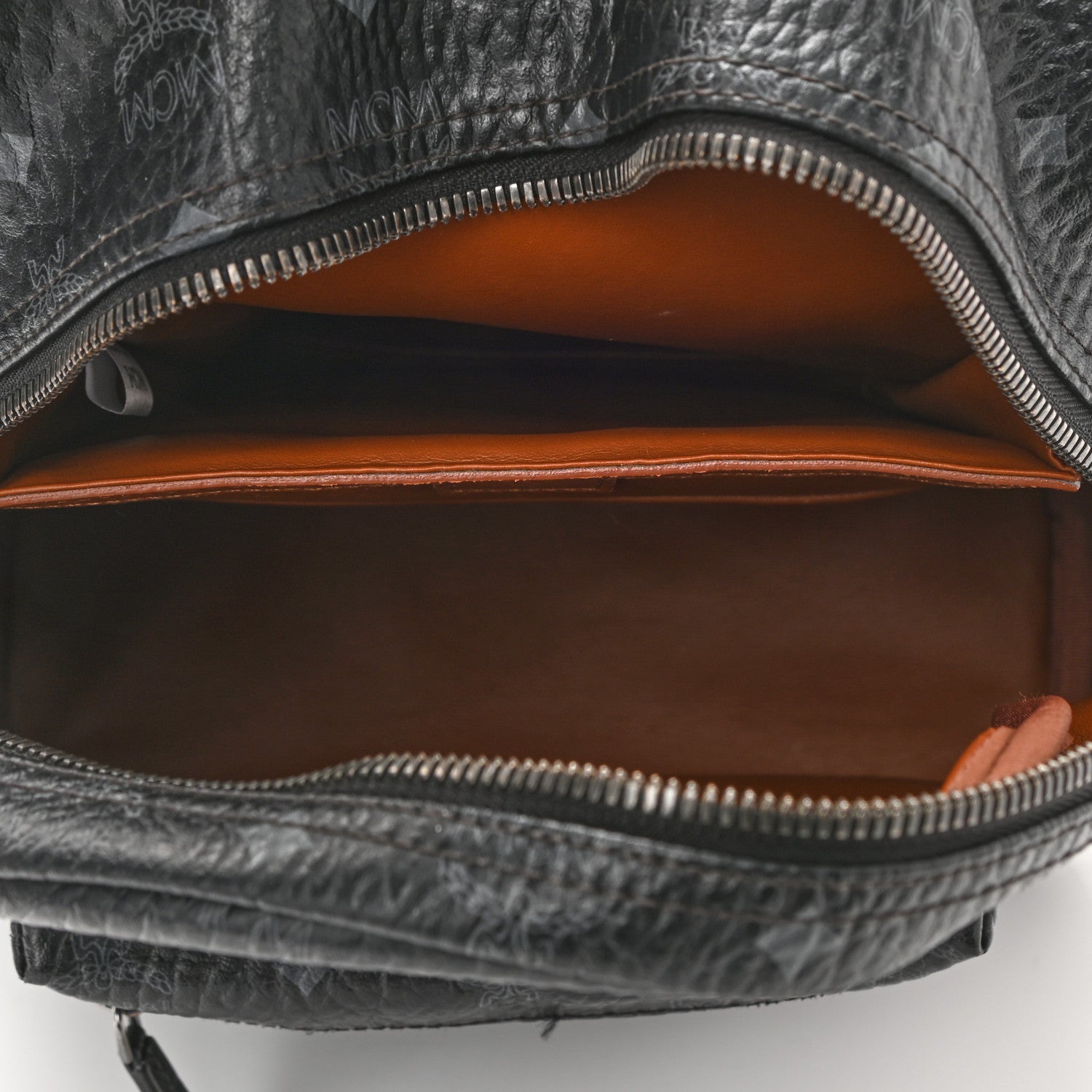 MCM Visetos Small Stark Backpack Black 5 of 9