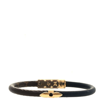 Louis Vuitton Monogram Daily Confidential Bracelet 17 Black 3 of 5