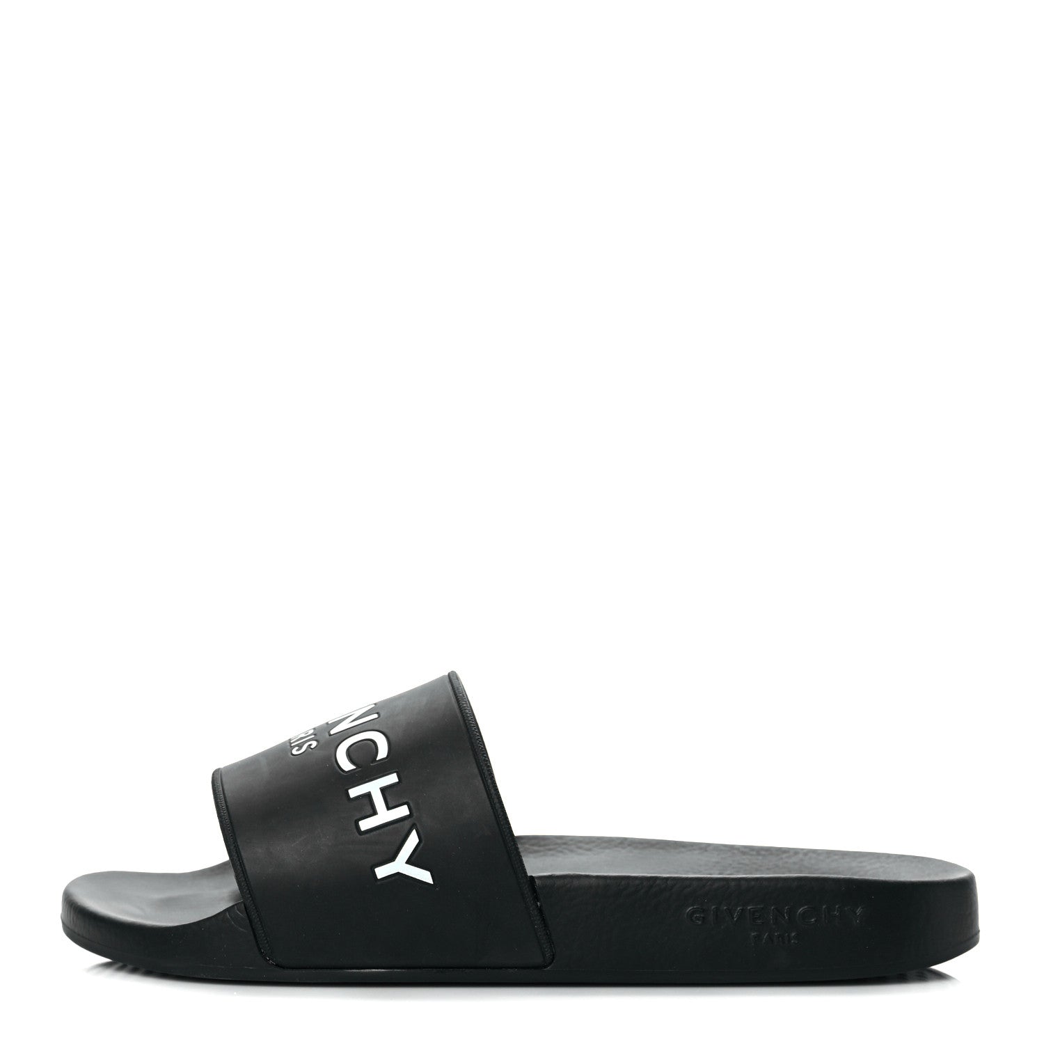 Givenchy Rubber Logo Pool Slide Sandals 39 Black 1 of 7