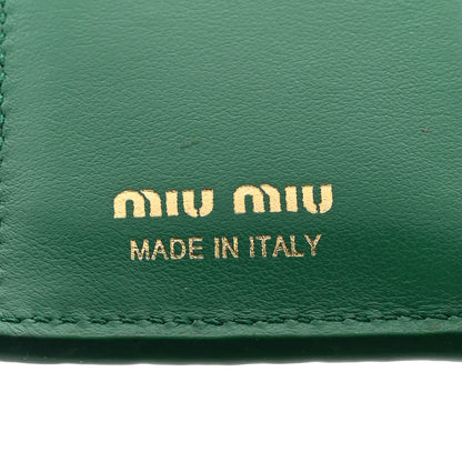 Miu Miu Vernice Lizard Embossed Wallet Mango 6 of 11