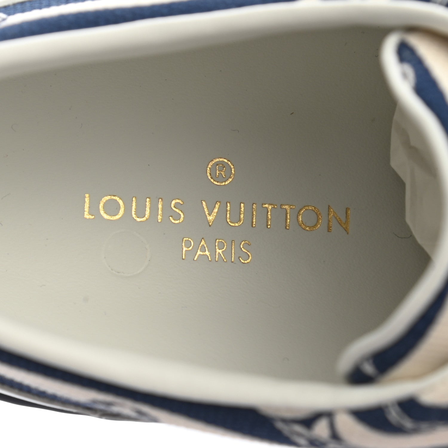 Louis Vuitton Canvas Escale Stellar Sneakers 38 Blue 7 of 9