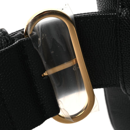 Chanel Grained Calfskin Embroidered Captain Gold Belt Bag Black 11 of 13