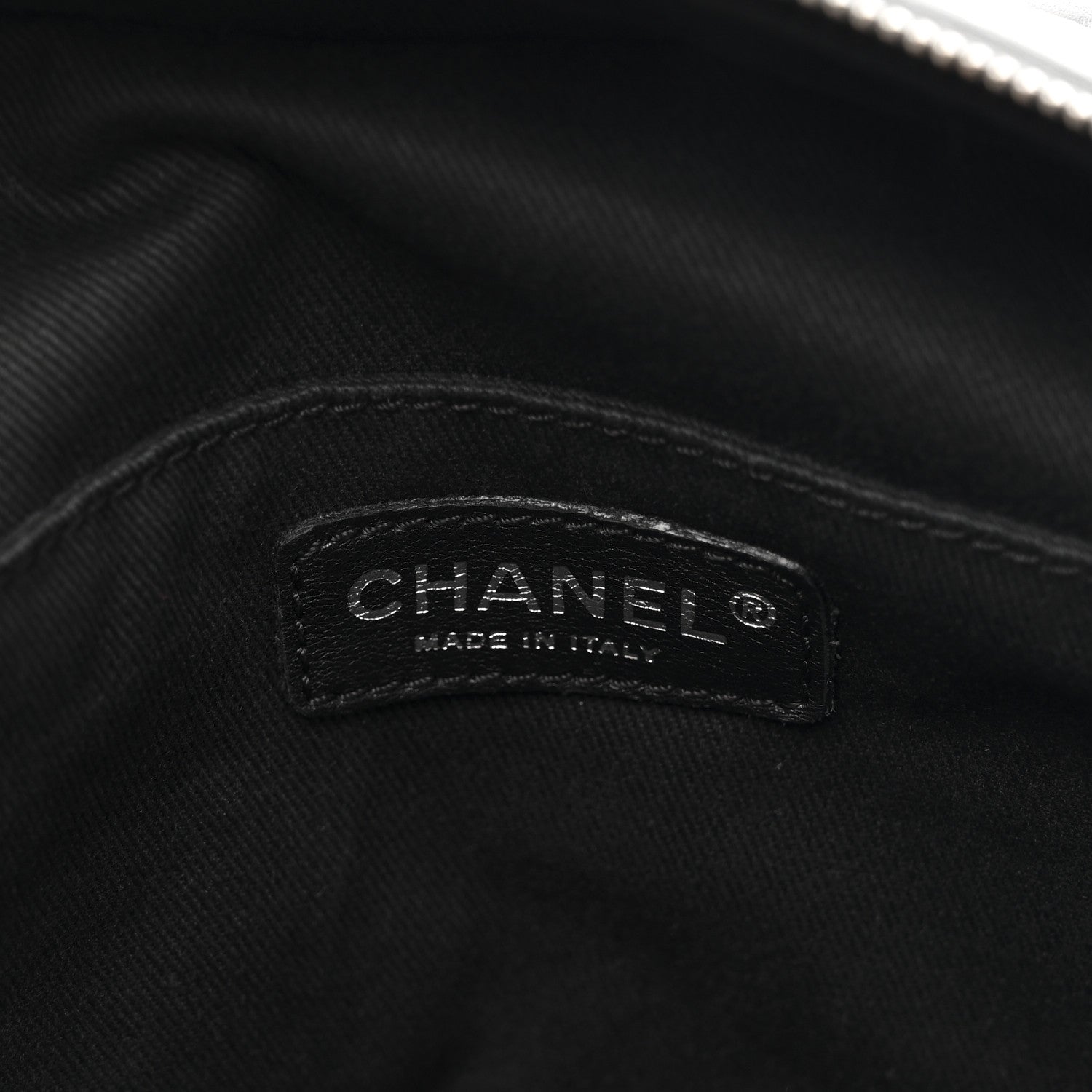 Chanel Lambskin Vintage Ligne Lady Braid Tote Black 8 of 15