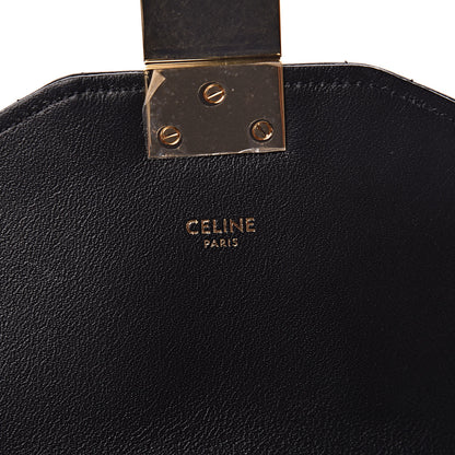 Celine Calfskin Quilted Medium C Bag Black 6 of 9