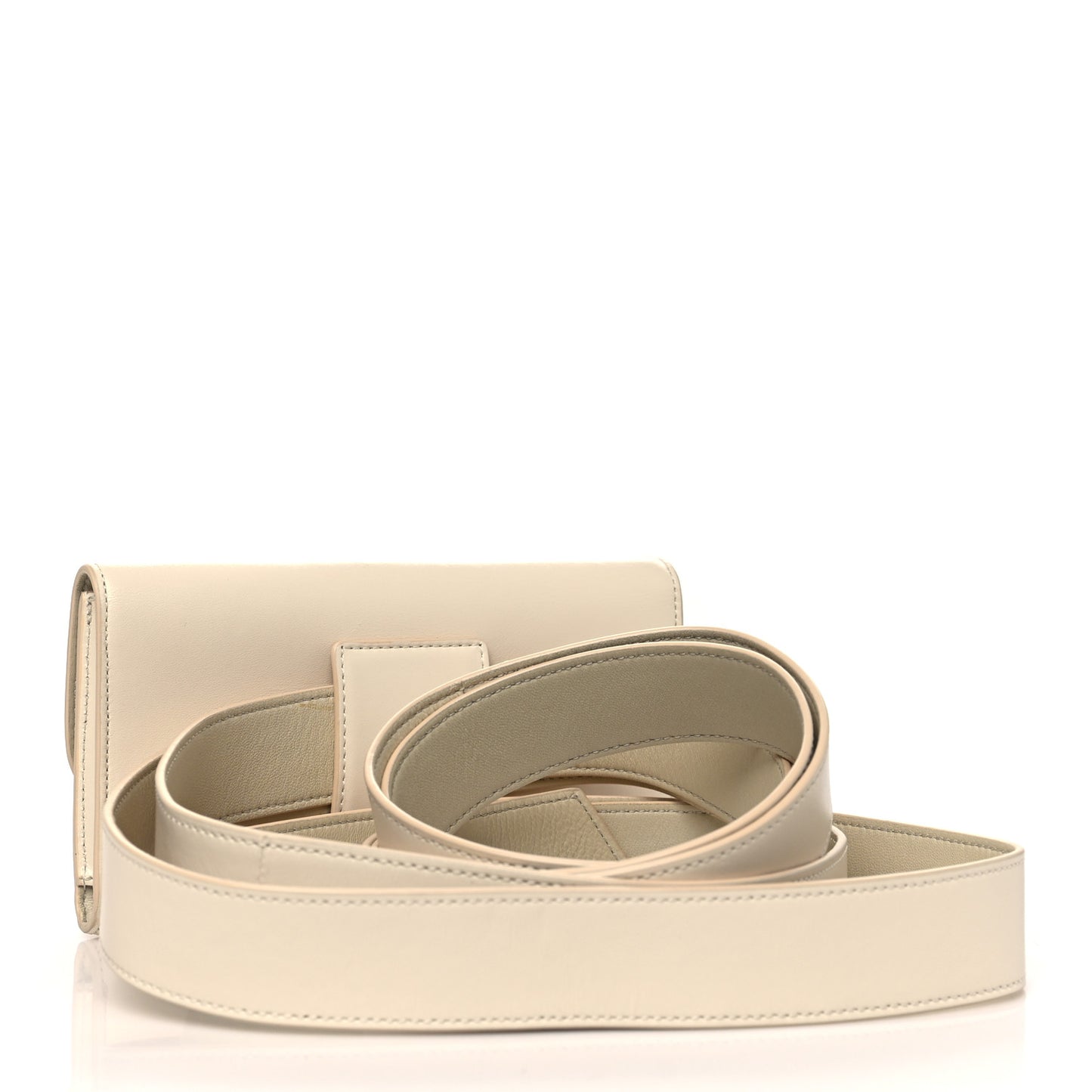 Smooth Calfskin Horizontal Belt Bag Ivory
