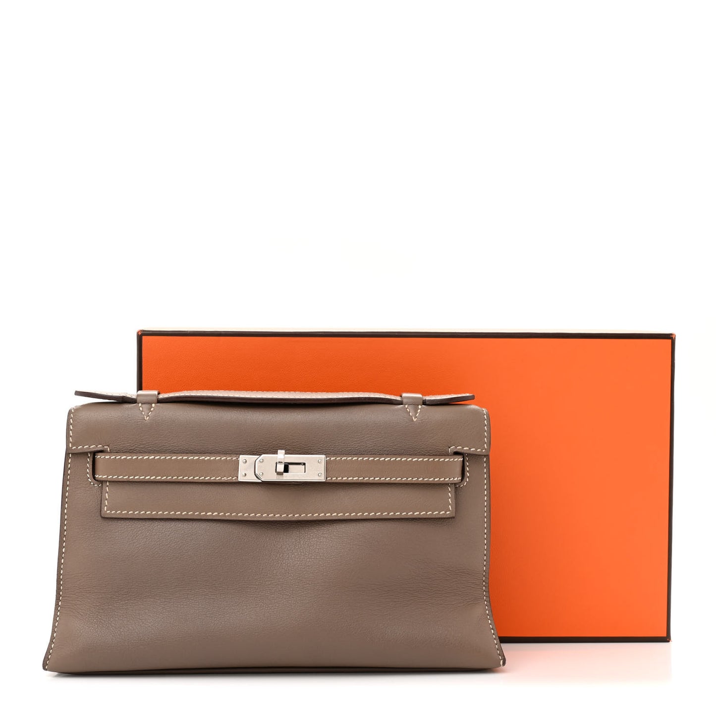 Swift Kelly Pochette Clutch Etoupe
