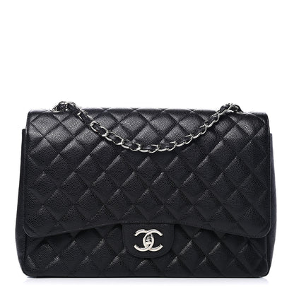 Chanel Caviar Quilted Maxi Double Flap Black 1 of 5