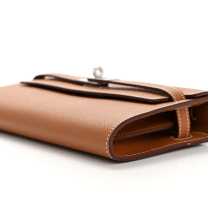 Hermes Epsom Kelly Wallet To Go Gold 9 of 10