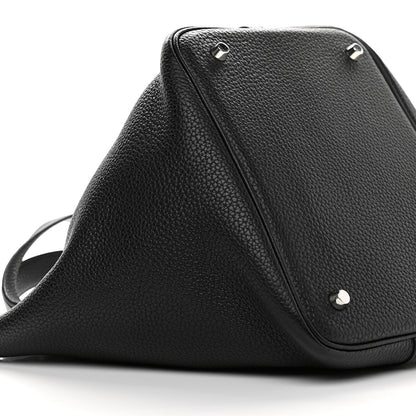 Hermes Taurillon Clemence Picotin Lock 22 MM Black 8 of 9