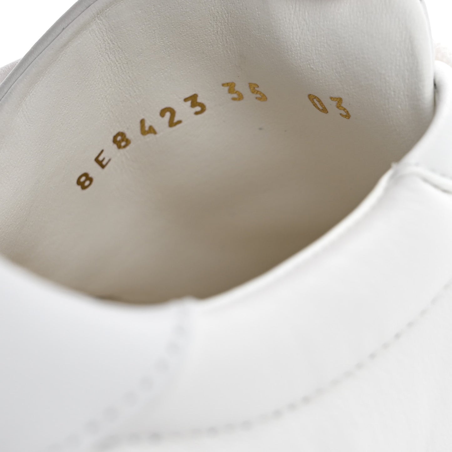 Vitello Logo Womens Low Top Sneakers 35 White