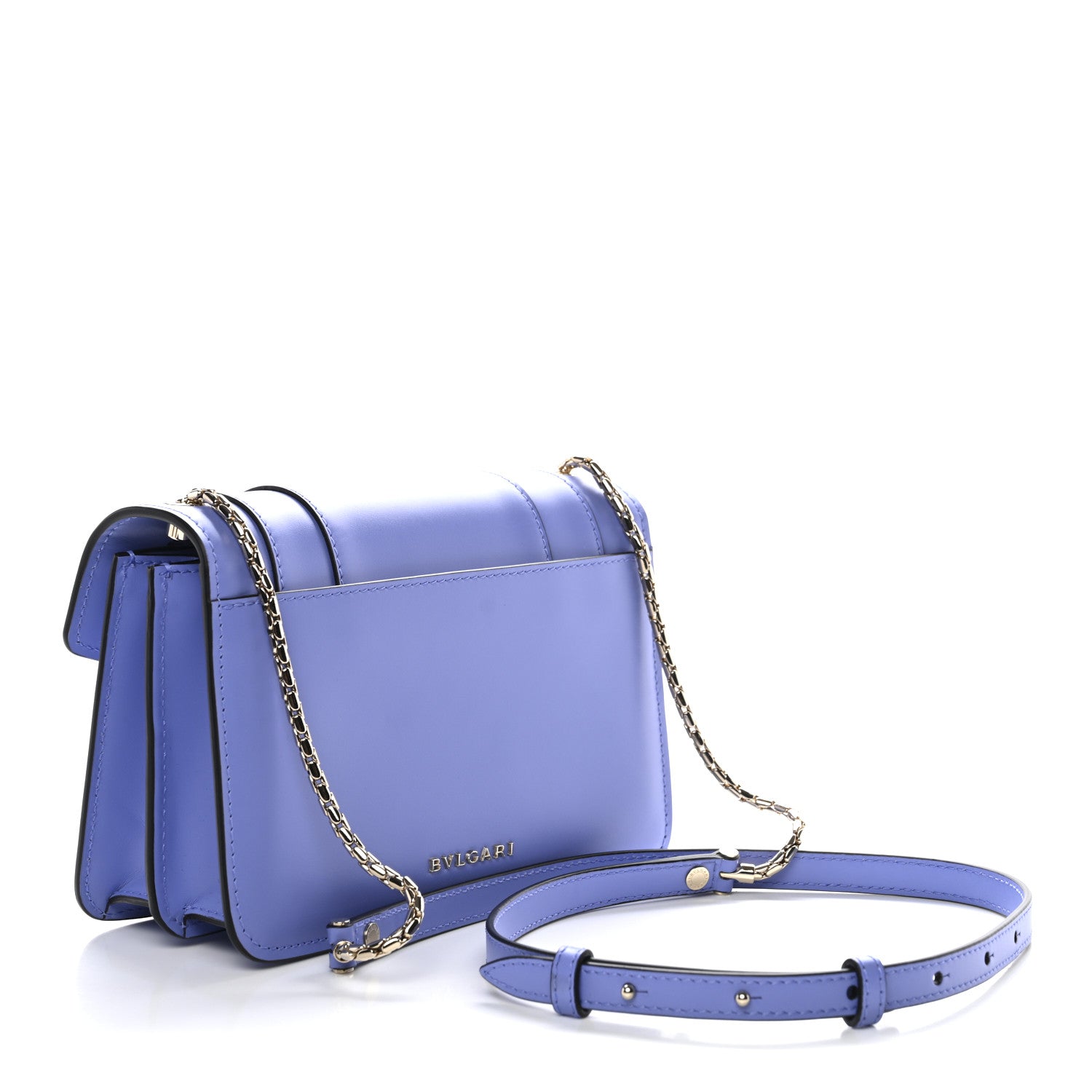 Bulgari Calfskin Serpenti Forever Small Crossbody Bag Purple 4 of 10