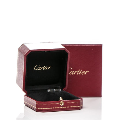 Cartier 18K White Gold 4mm LOVE Wedding Band Ring 60 9 4 of 4
