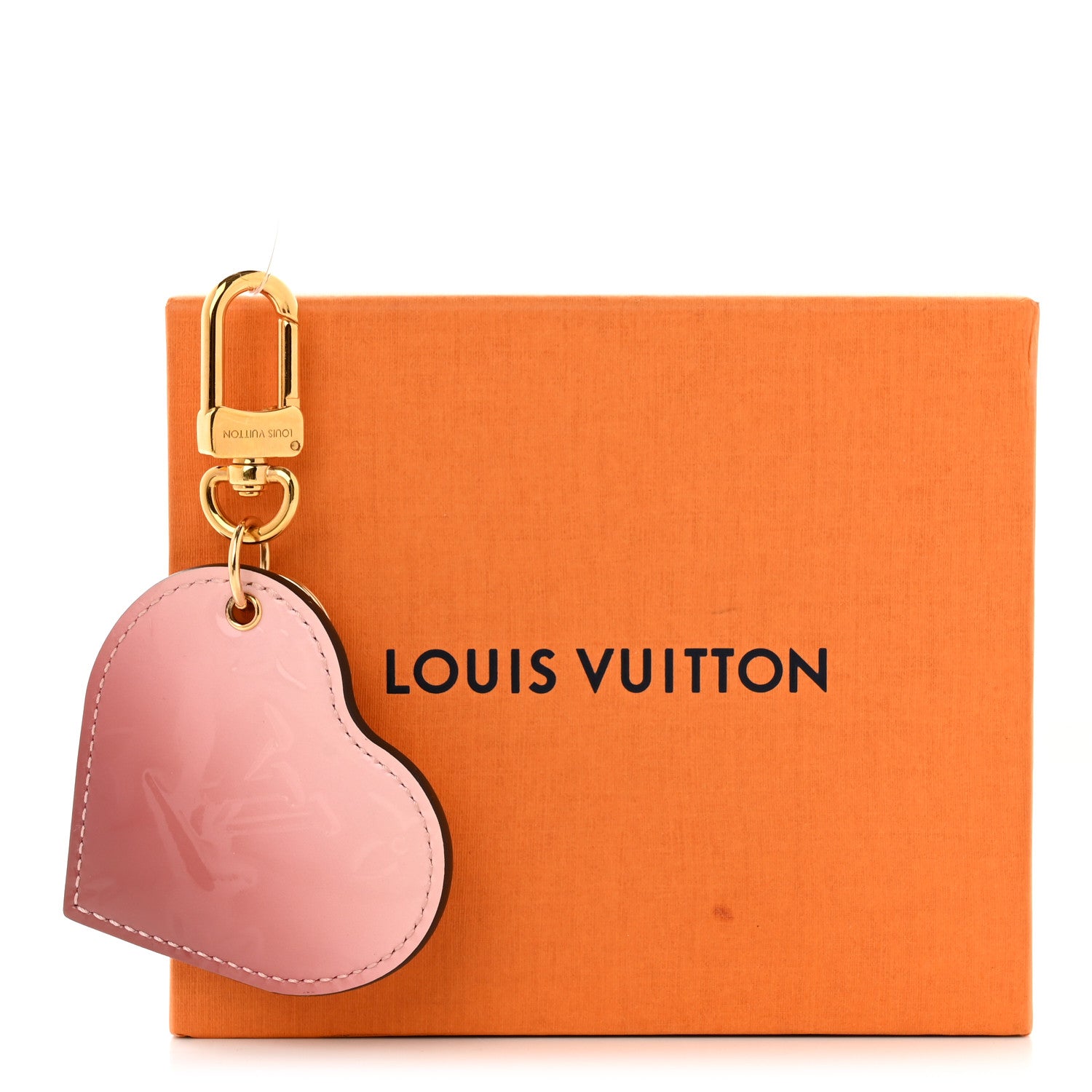 Louis Vuitton Vernis Degrade Heart Bag Charm Pink 6 of 6