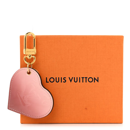 Louis Vuitton Vernis Degrade Heart Bag Charm Pink 6 of 6