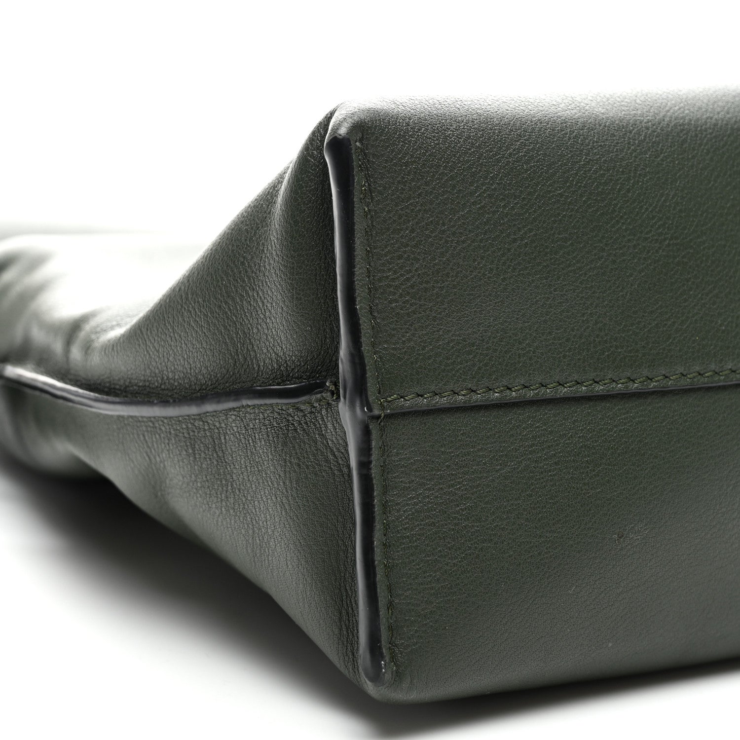 Loewe Nappa Calfskin Medium Flamenco Knot Clutch Avocado Green 8 of 9