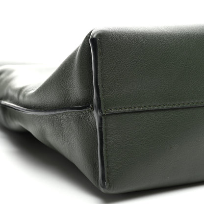 Loewe Nappa Calfskin Medium Flamenco Knot Clutch Avocado Green 8 of 9