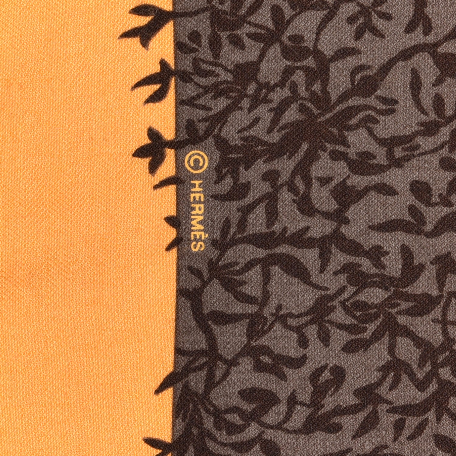 Hermes Cashmere Silk Les Girafes Shawl 140 5 of 6