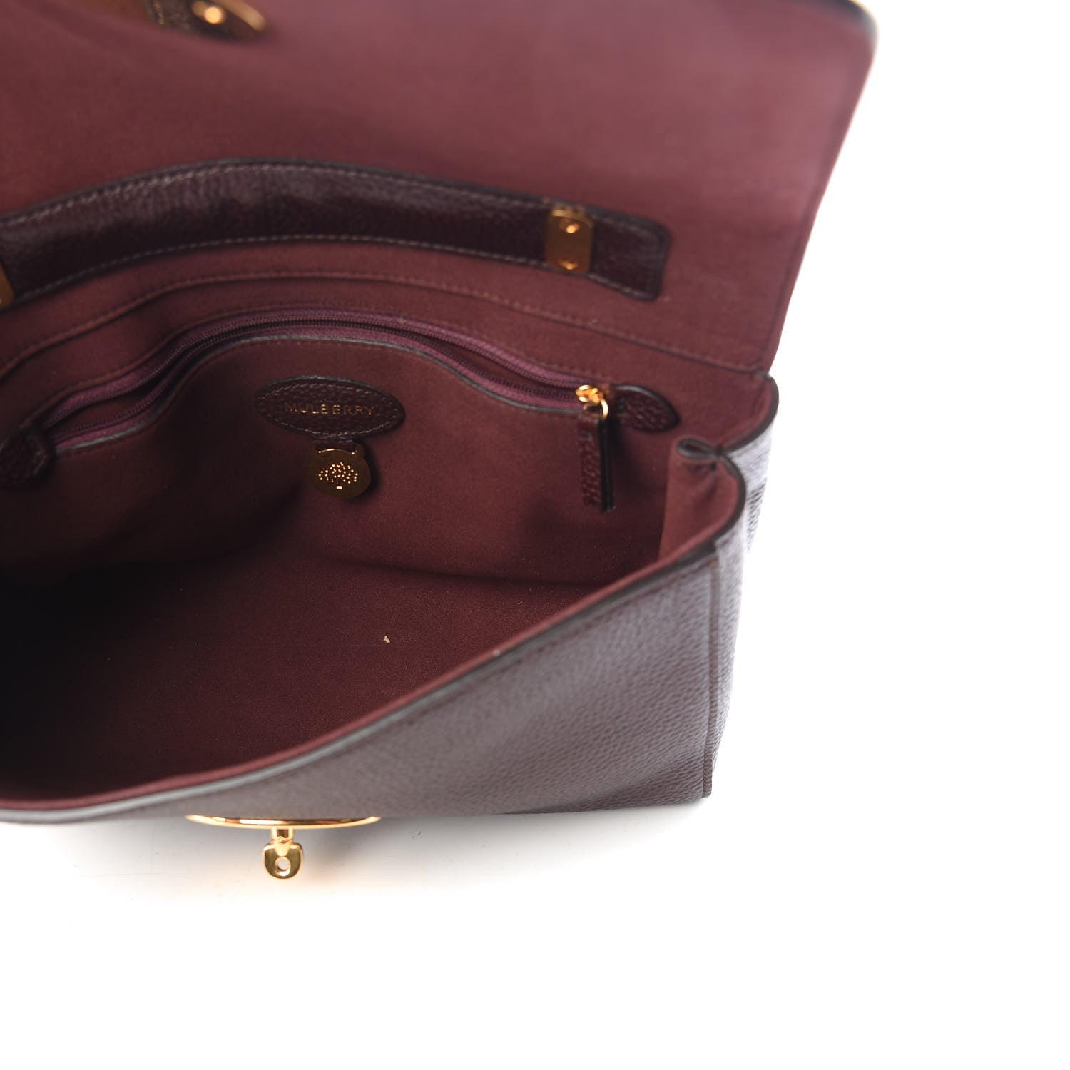 Mulberry Glossy Goatskin Medium Lily Oxblood 5 of 9