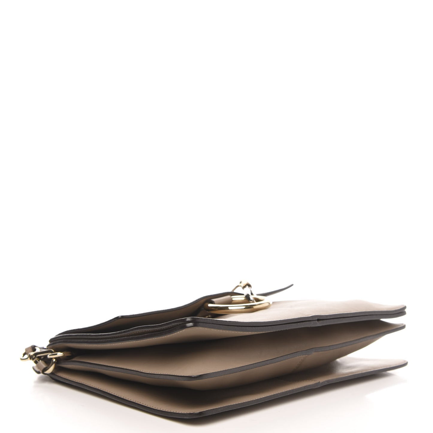 Calfskin Suede Medium Faye Shoulder Bag Motty Grey
