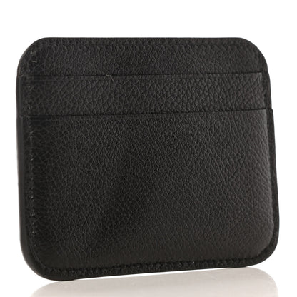 Balenciaga Grained Calfskin BB Card Holder Black 3 of 6