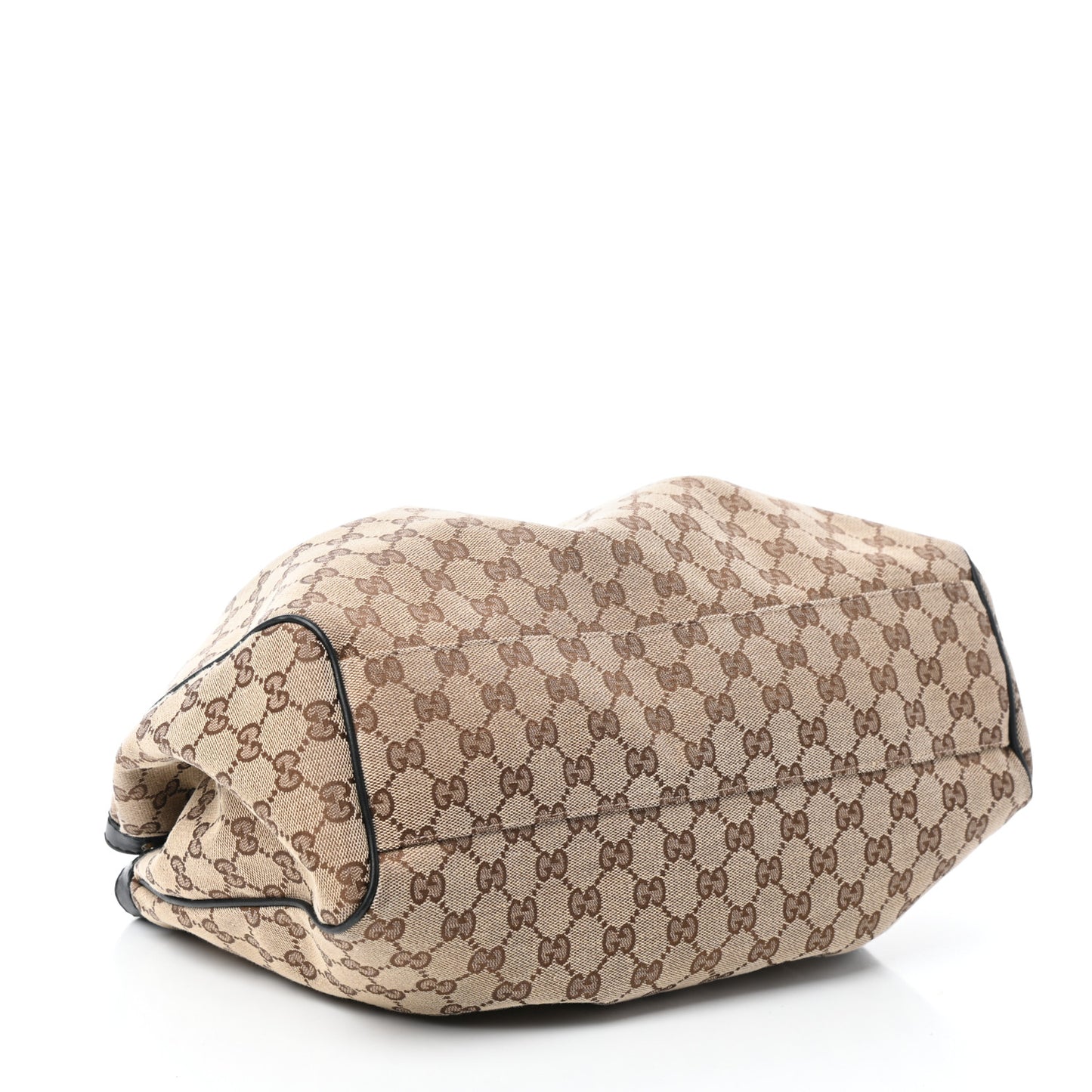 Monogram Medium Sukey Tote Beige Ebony Black
