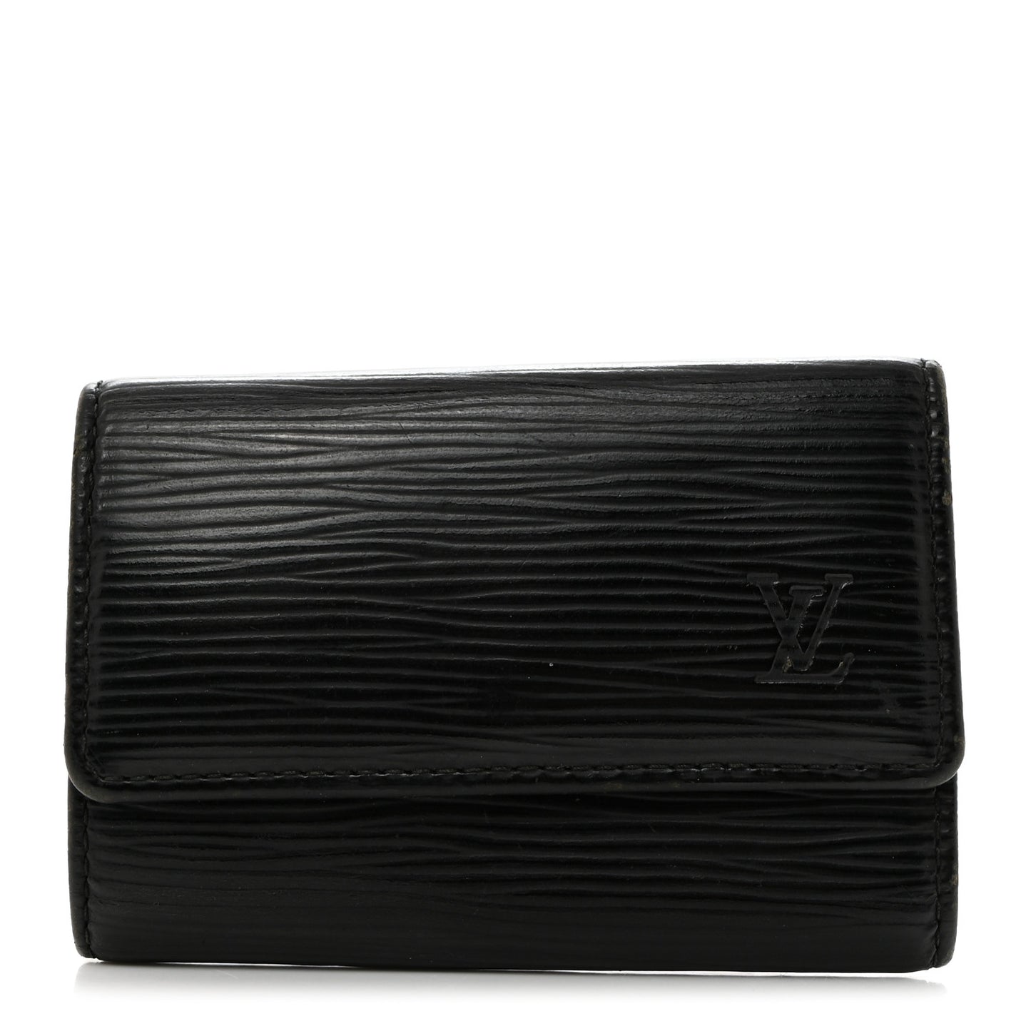LOUIS VUITTON Epi Multicles 6 Key Holder Black