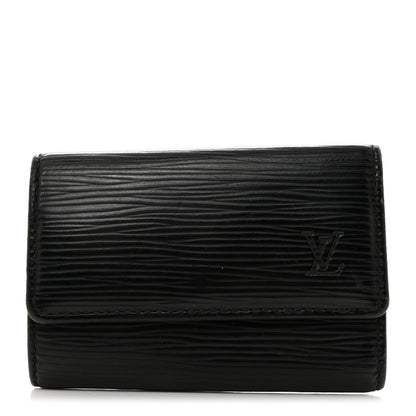 Louis Vuitton LOUIS VUITTON Epi Multicles 6 Key Holder Black 1 of 10