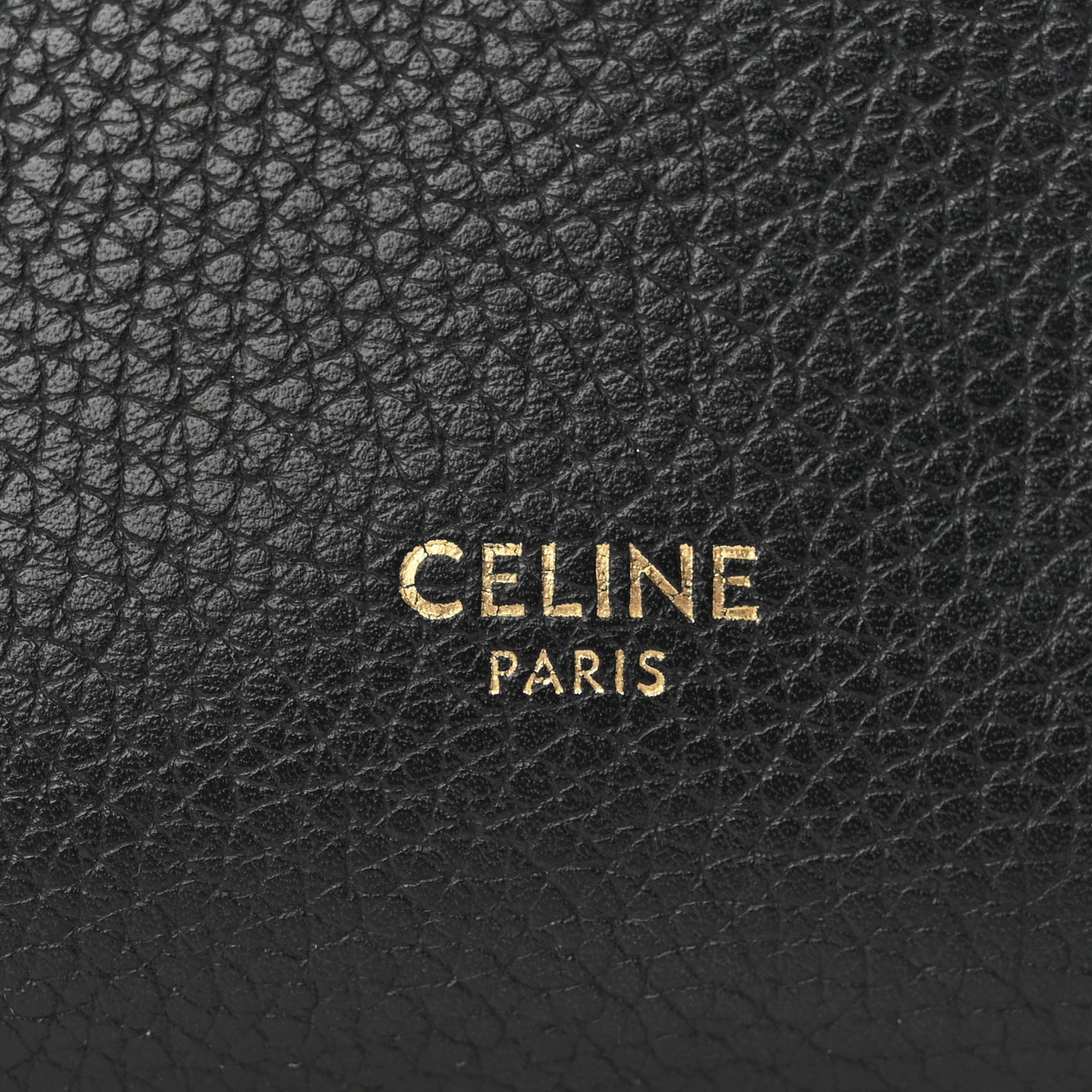 Soft Grained Calfskin Small Sangle Bucket Bag Black