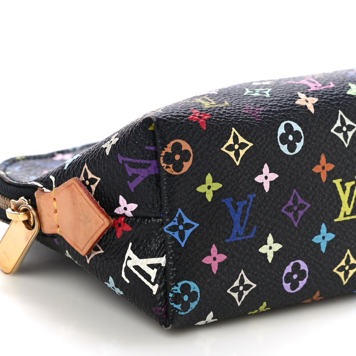 Monogram Multicolor Cosmetic Pouch Black Grenade