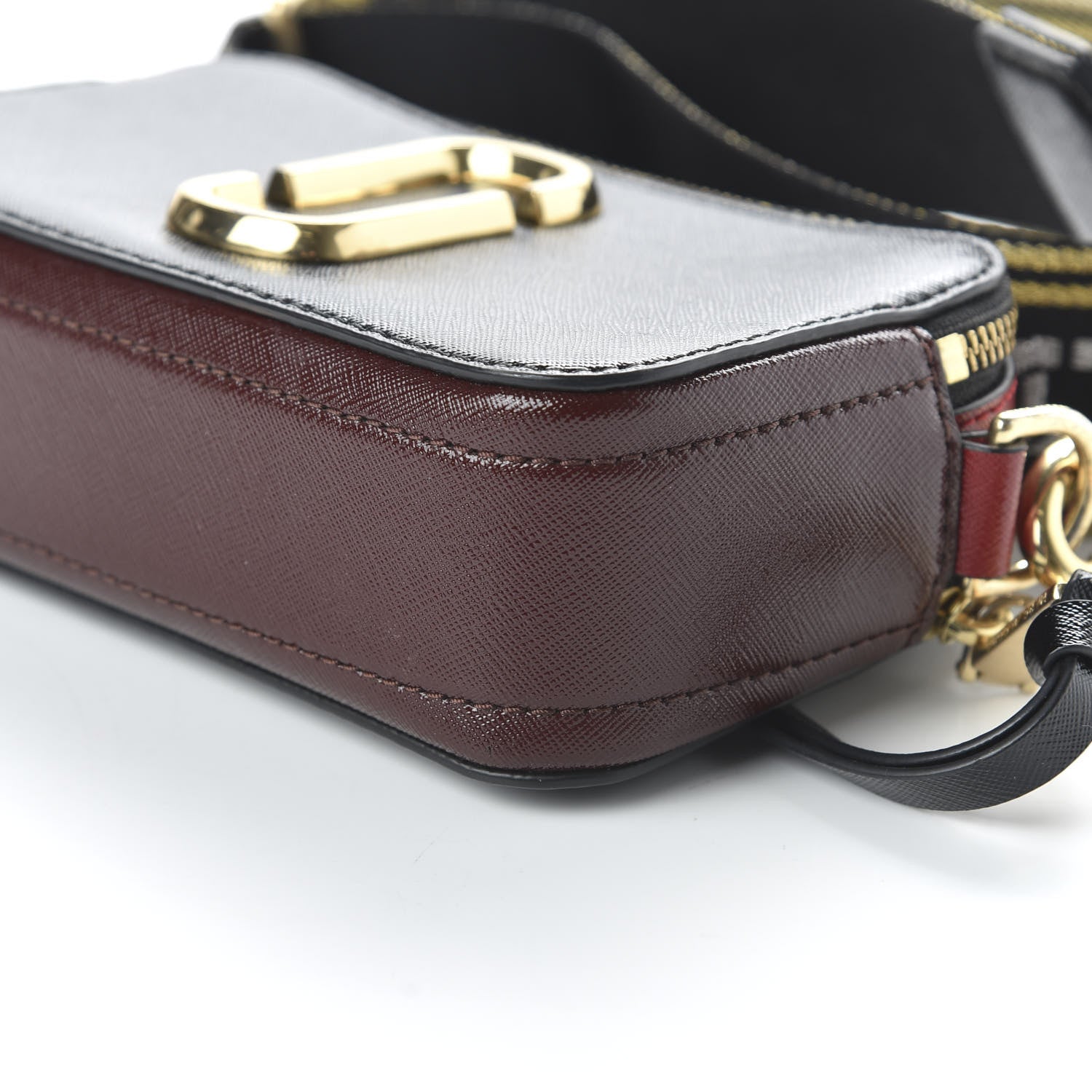 Marc Jacobs Saffiano Small Snapshot Camera Bag Black Multi 7 of 9