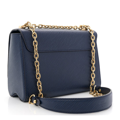 Louis Vuitton Epi Twist Shoulder Bag MM Indigo 4 of 11