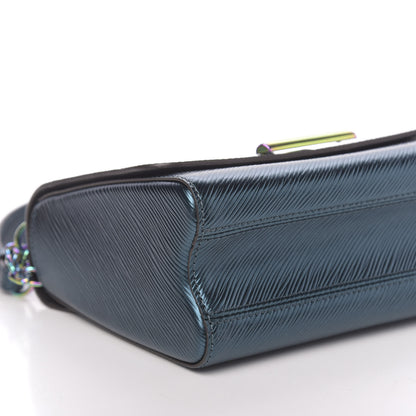 Louis Vuitton Epi Twist Scarabeo Shoulder Bag MM Blue Boreale 7 of 10