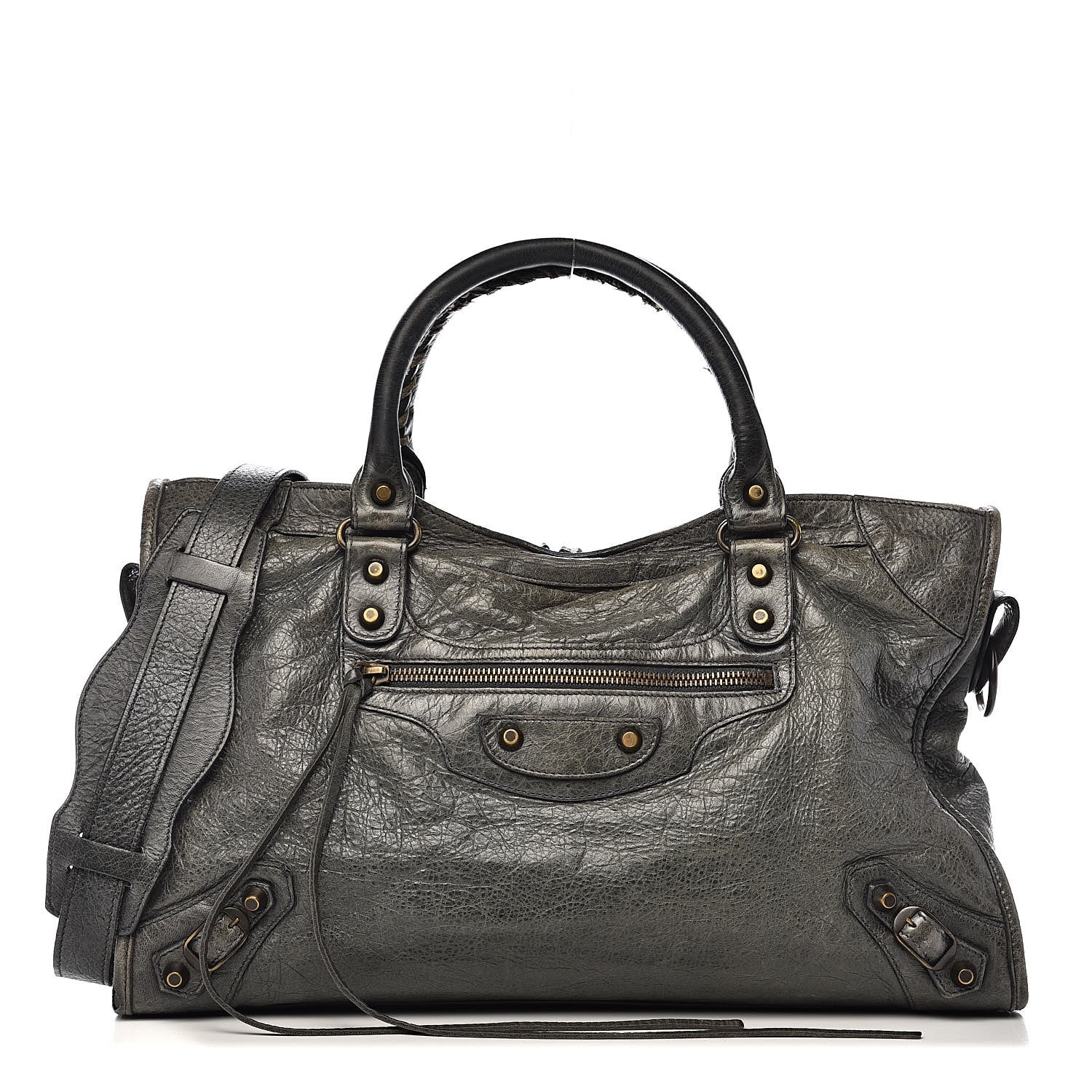 Balenciaga Agneau Classic Hardware City Anthracite 1 of 16
