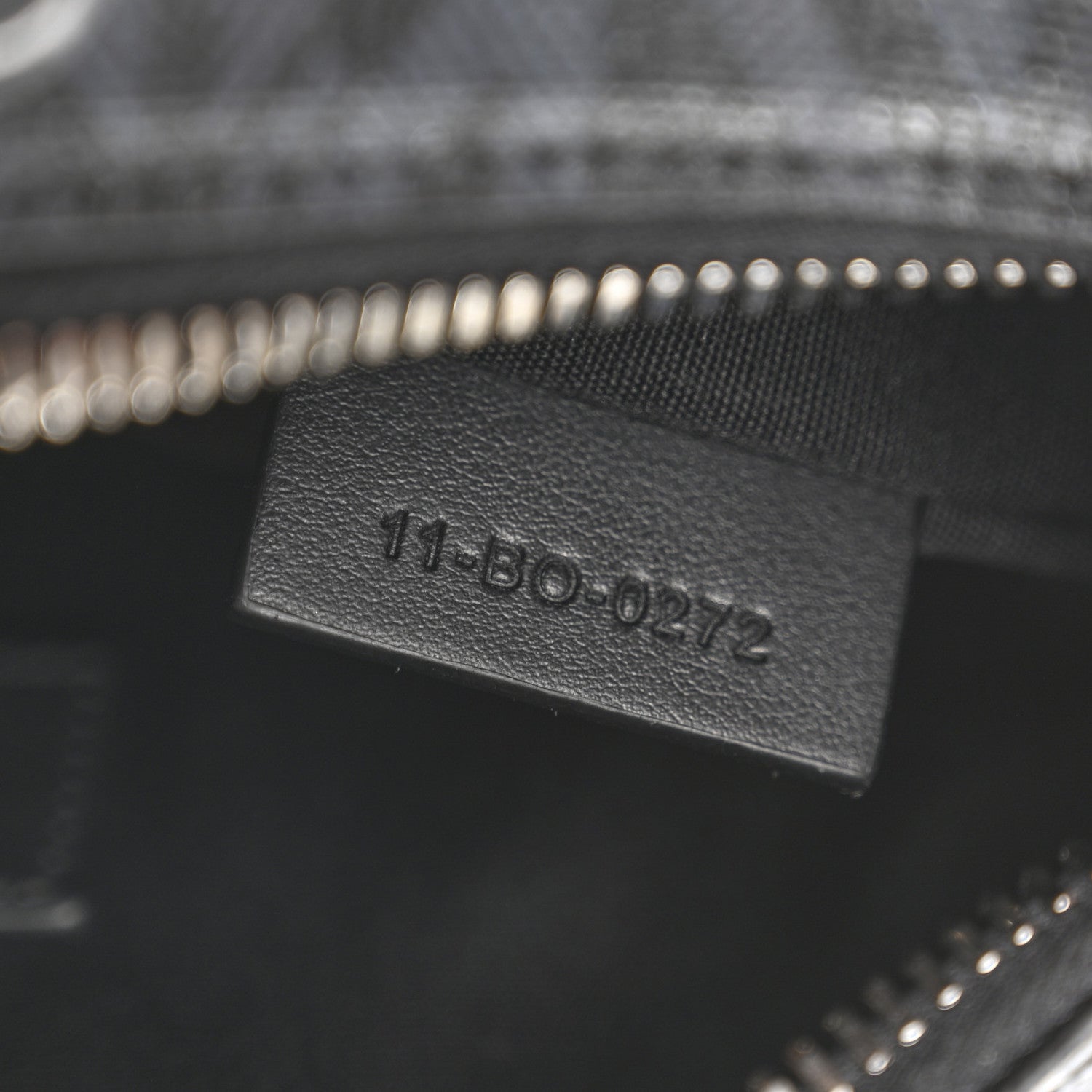 Christian Dior Canvas CD Diamond Lingot 22 Bag Black 7 of 10