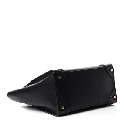 Celine Smooth Calfskin Mini Luggage Black 4 of 13