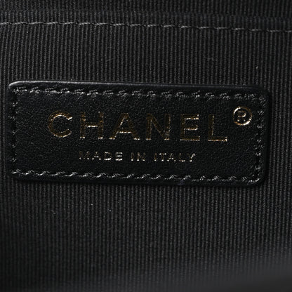 Chanel Aged Calfskin Quilted Double You Backpack Black 5 of 10