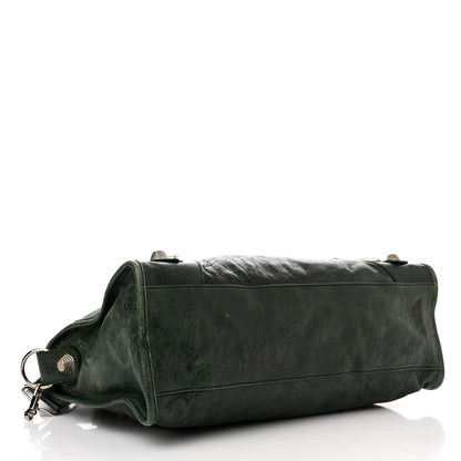 Balenciaga Agneau Giant 21 Silver Hardware City Evergreen 4 of 18