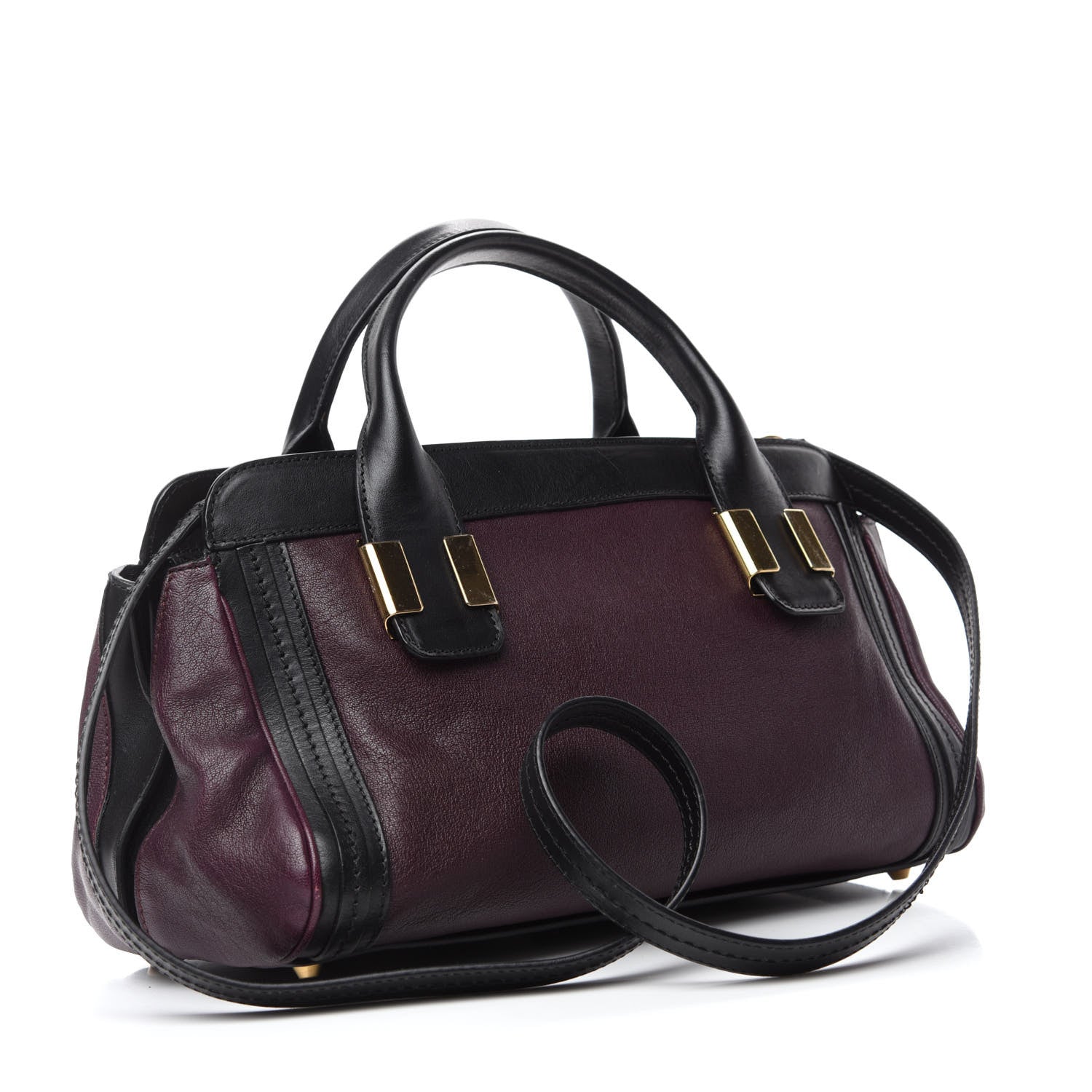 Chloe Calfskin Mini Alice Satchel Wild Purple 3 of 9